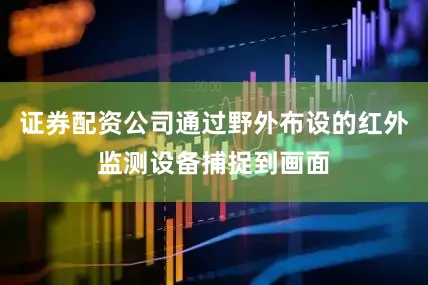 证券配资公司通过野外布设的红外监测设备捕捉到画面